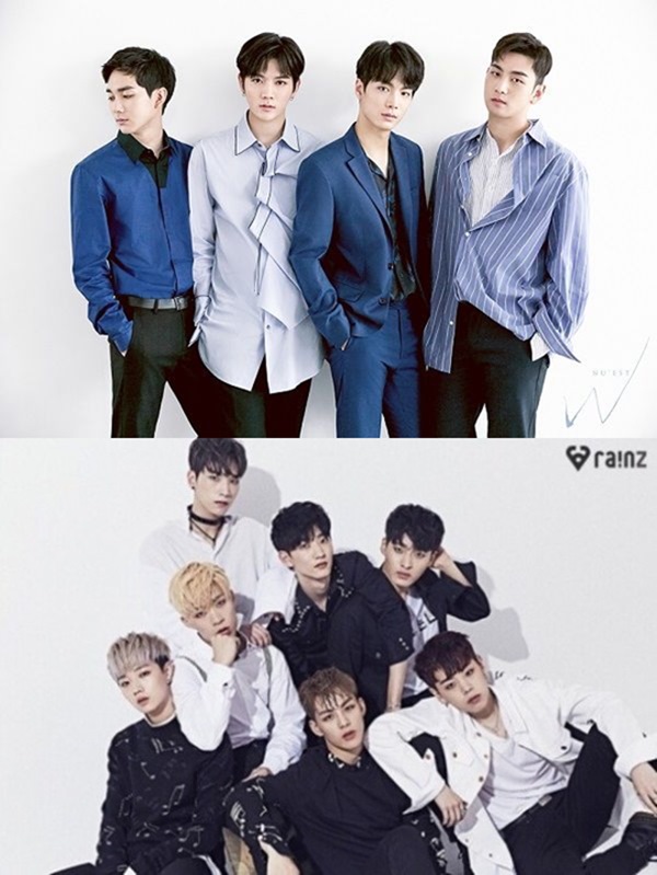 뉴이스트W, 레인즈(사진=각 소속사)