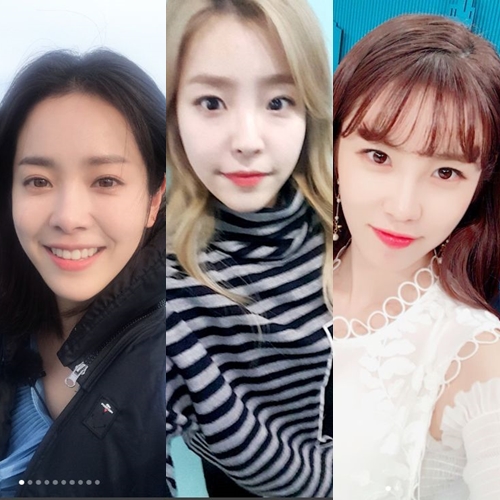 한지민 전민주 전효성(사진=한지민, 전민주, 전효성 인스타그램)