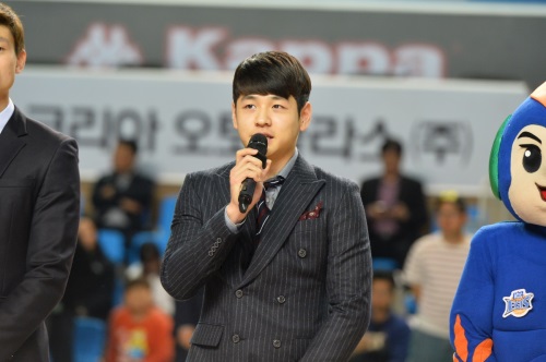 3순위로 KCC에 지명받은 유현준. [사진=KBL]