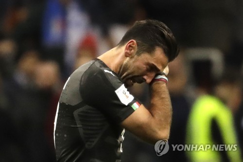 2018 러시아 월드컵조추첨 부폰(사진=연합뉴스 제공)