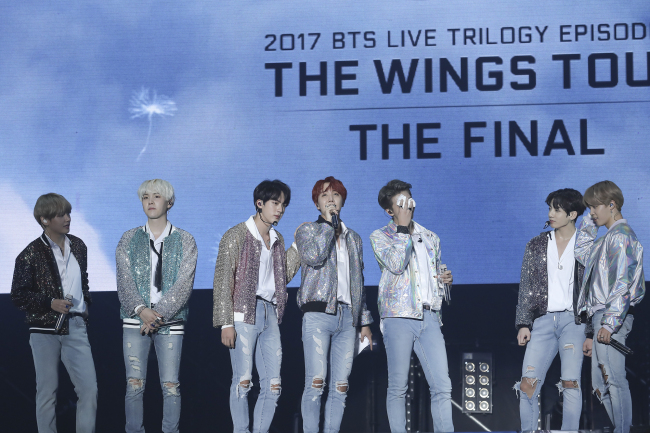 BTS presents tearful, beautiful finale of 'Wings' tour in Seoul