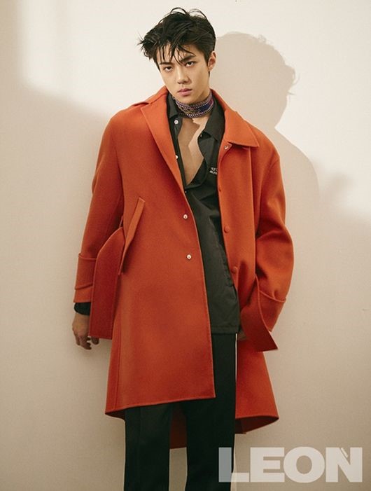EXO's Sehun shows his new physique in Leon photo shoot - K-POP HERALD