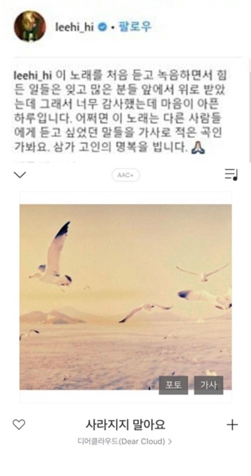 이하이, 김고은 인스타그램