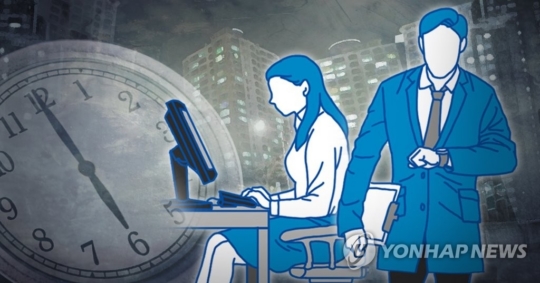 (휴일근로=연합뉴스)