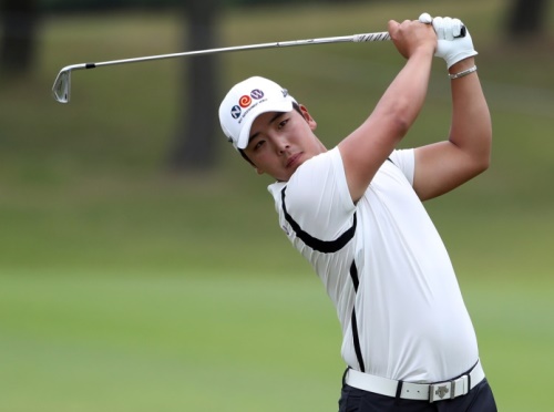 지난해 KPGA 선수권대회 with A-ONECC 경기 중 김태우 [사진=KPGA]
