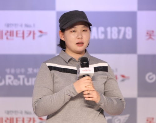 지난해 W지투어 정선아.