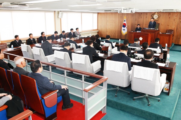 영주시 의회 임시회 개회 모습(영주시 의회 제공)