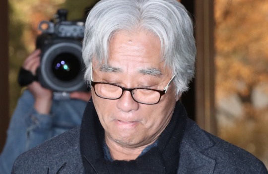 이윤택 경찰 출석(사진=연합뉴스 제공)