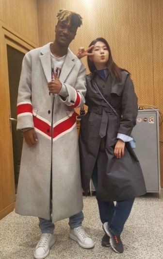 한현민 김진경(사진=김진경 SNS)