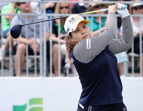 박인비가 18일 뱅크오브호프 3라운드에서 단독 선두로 올랐다. [사진=LPGA]
