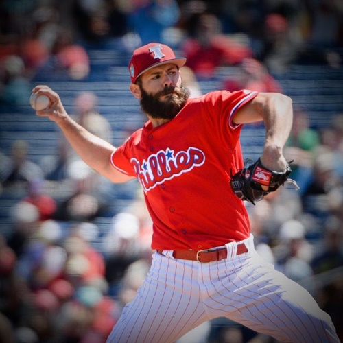 필라델피아와 3년 계약을 맺은 제이크 아리에타. [사진=MLB.com]