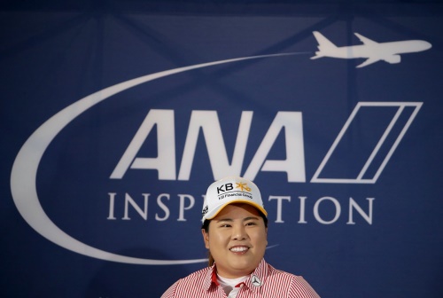 대회를 앞두고 인터뷰하는 박인비. [사진=LPGA]