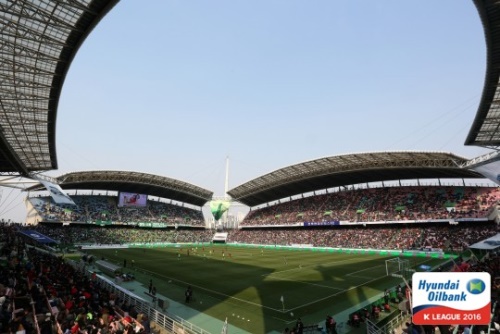 출정식이 열리는 전주월드컵경기장 전경. [사진=프로축구연맹]