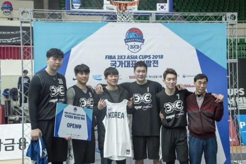 3x3아시아컵 국가대표팀. [사진=대한민국농구협회]