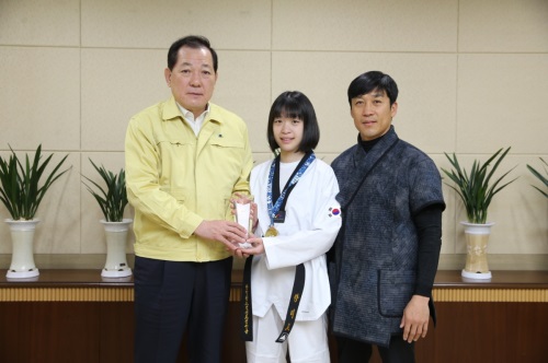 강미르 선수. (성주군 제공)