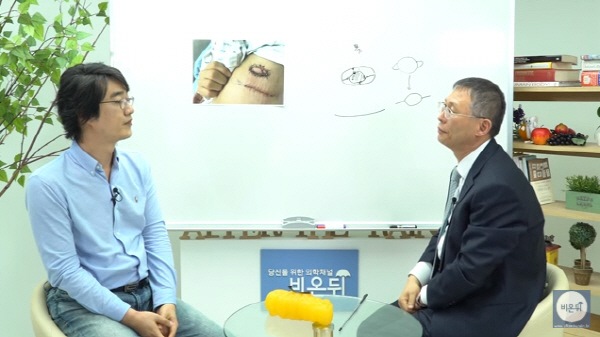 오른쪽 이지현 교수(사진=비온뒤 채널 유튜브 영상 캡처)