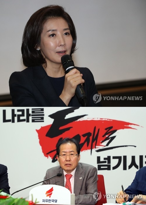 나경원 홍준표 판문점 선언(사진=연합뉴스 제공)