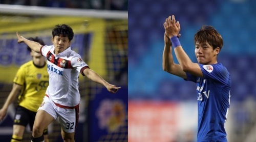조영욱(좌)과 전세진이 K리그에서 신바람을 내고 있다. [사진=한국프로축구연맹]