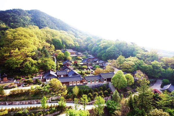 천년고찰 부석사(浮石寺)가 다음달 세계유산에 등재된다.사진은 부석사의 봄풍경(영주시 제공)