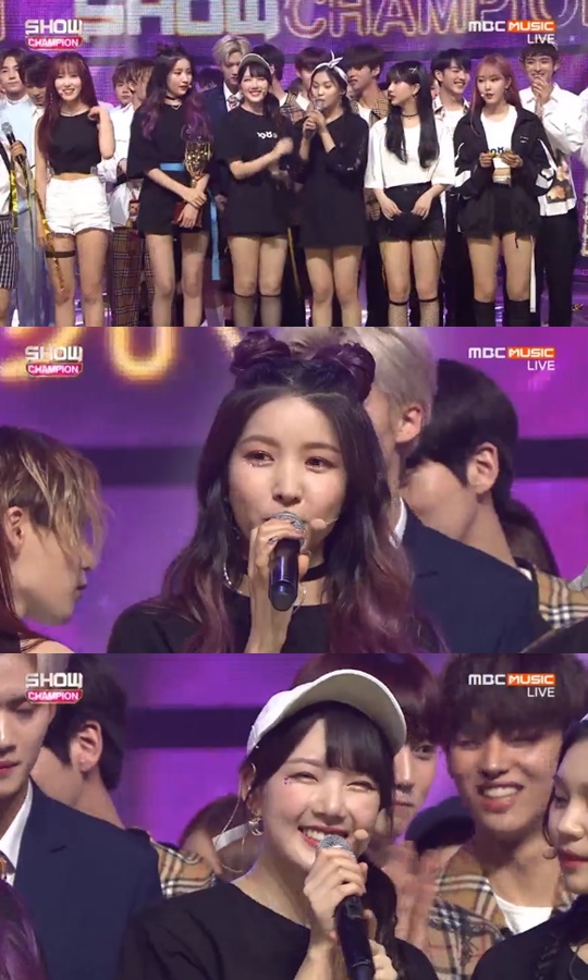 [MBC Music='쇼챔피언'캡쳐]