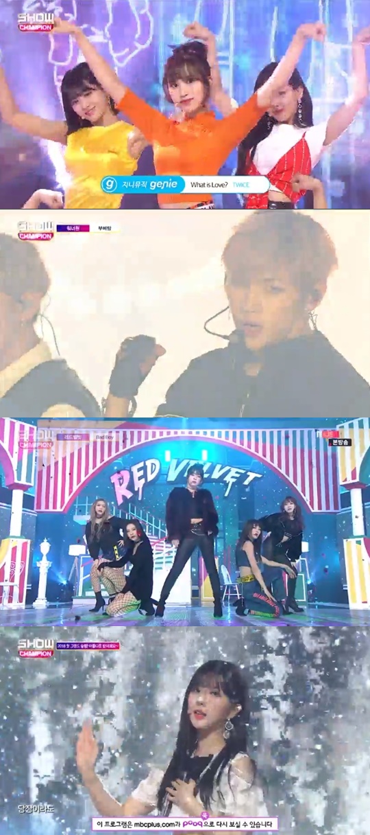 [MBC Music='쇼챔피언'캡쳐]
