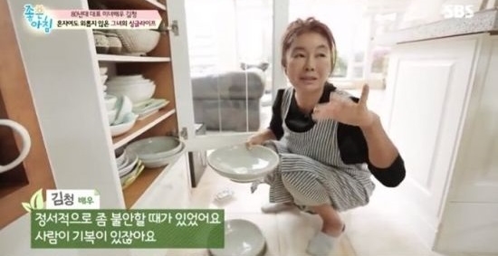김청(사진=좋은아침)