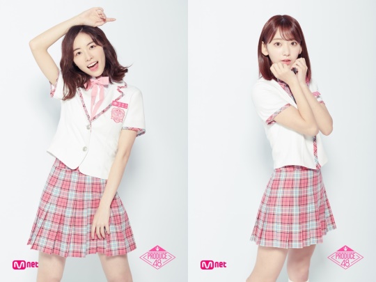마츠이 쥬리나, 미야와키 사쿠라/Mnet '프로듀스48' 제공