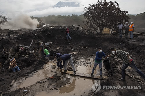 과테말라 화산폭발(사진=연합뉴스 제공)