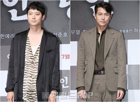배우 강동원, 정우성/사진=서보형 기자
