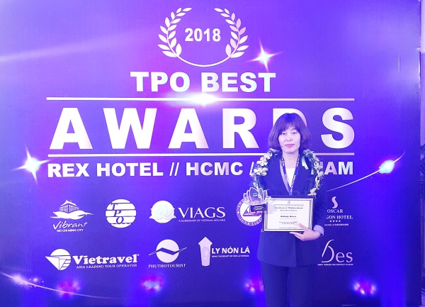 안동시는 지난 23일 베트남 호치민 시에서 열린 제8회 TPO 포럼에서 아시아태평양도시관광진흥기구(TPO) 베스트 어워즈 2018 축제 마케팅 대상을 수상했다.(안동시 제공)
