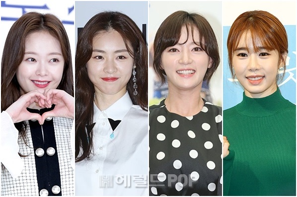 전소민, 이연희, 송하윤, 유인나/사진=헤럴드POP DB