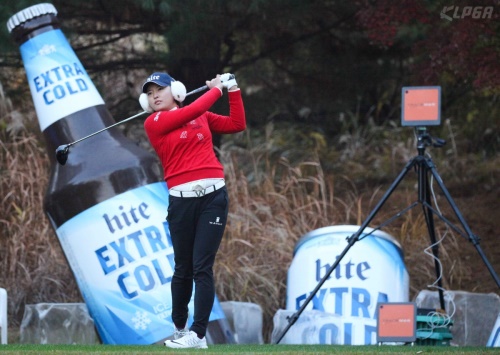 작년 하이트진로 챔피언십 우승자인 고진영의 경기 장면. [사진=KLPGA]
