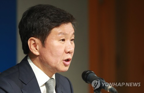 정몽규 신태용(사진=연합뉴스 제공)