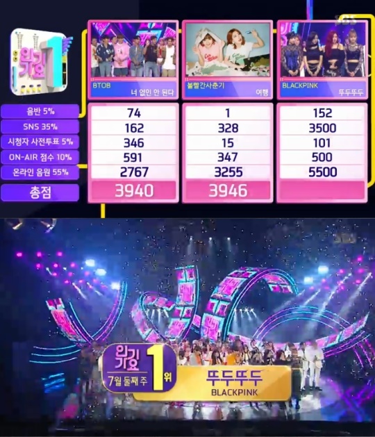 [종합]'인기가요' 블랙핑크, 1위 '9관왕'‥에이핑크·경리 컴백 - 헤럴드 POP