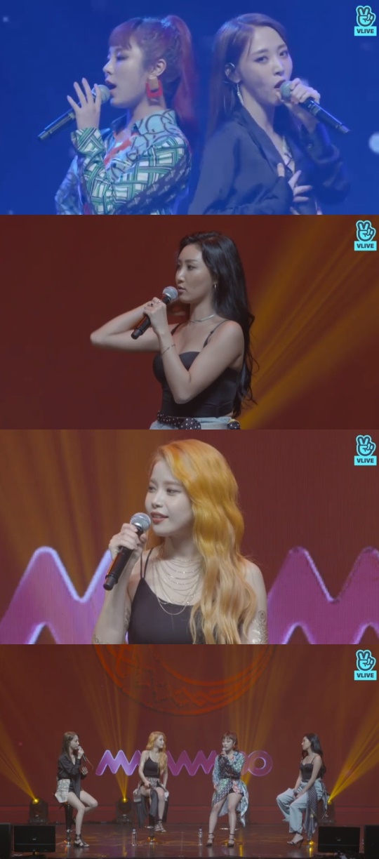 Vlive '마마무 레드문 쇼케이스' 캡처