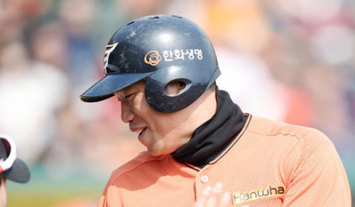 20일 삼성전에서 나옩 최진행의 한 방은 한화에 반드시 필요하다. [사진=KBO]