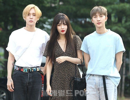 트리플 H 이던, 현아, 후이/사진=민은경 기자