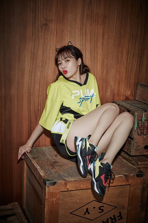 HyunA brings 'Thunder' with Puma - K-POP HERALD