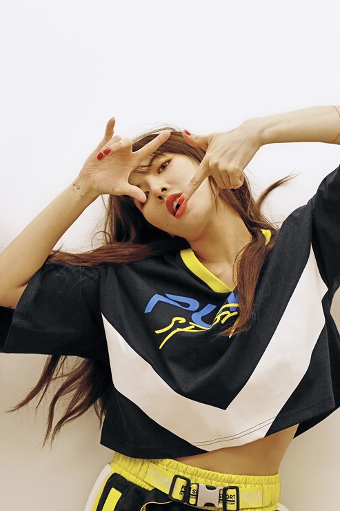 HyunA brings 'Thunder' with Puma - K-POP HERALD