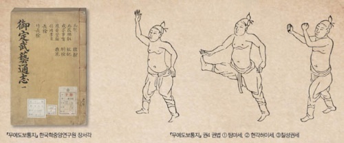 <무예도보통지>의 관련 이미지.