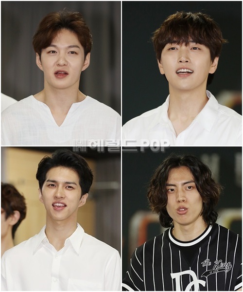 (왼쪽상단부터 시계방향)이창섭,산들,장동우, 켄/사진=서보형 기자