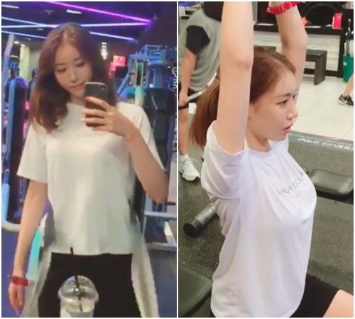 사진=백다은 인스타그램 영상화면 캡처