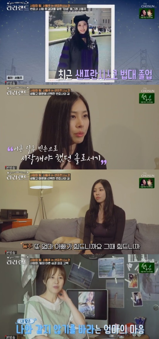TV조선 '라라랜드' 방송 캡처