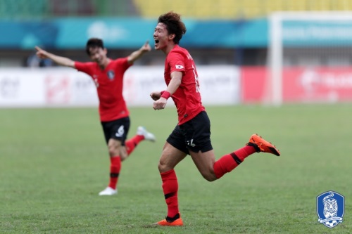 최근 소속팀에서 물오른 골 감각을 선보인 황의조가 벤투호 2기에 승선했다. [사진=KFA]