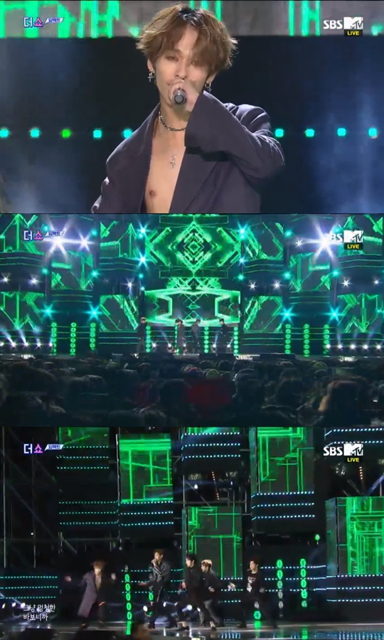 사진=SBS MTV 더쇼 캡처