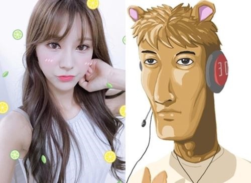 사진=김수현 인스타그램, 우왁굳 홈페이지