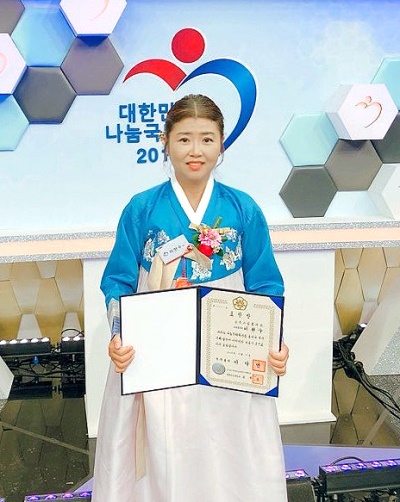 국무총리상을 수상한 이현수씨(상주시 제공)