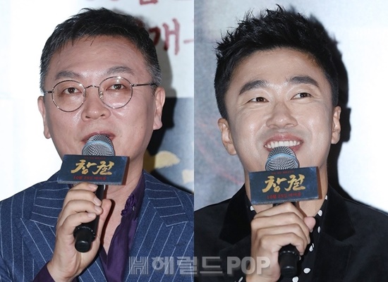 배우 김의성, 조달환/사진=서보형 기자