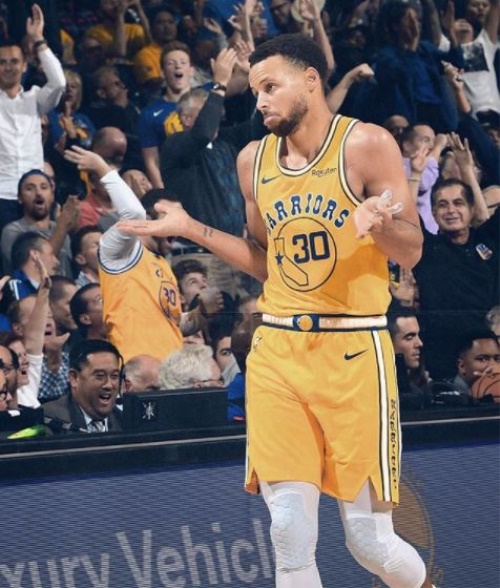 골든스테이트의 공격을 이끌고 있는 커리. [사진=NBA]