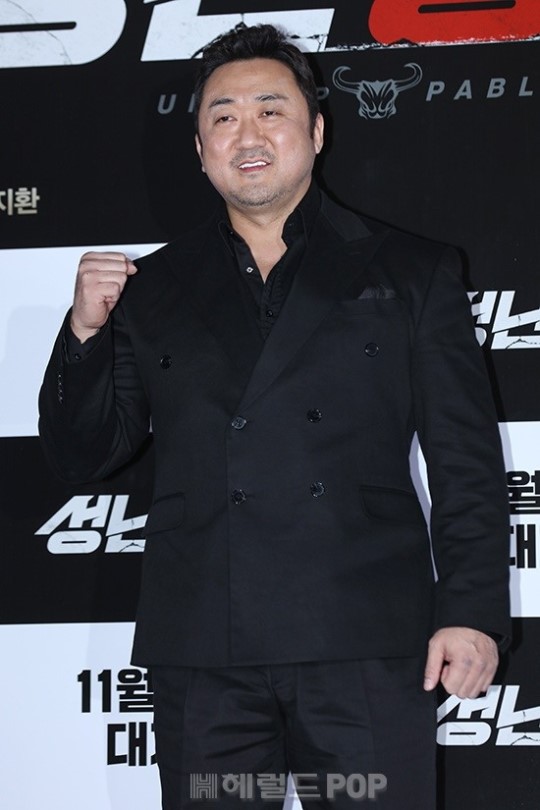 배우 마동석/사진=서보형 기자